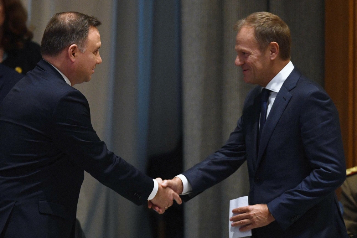 Andrzej Duda et Donald Tusk discutent de la formation du prochain gouvernement polonais
